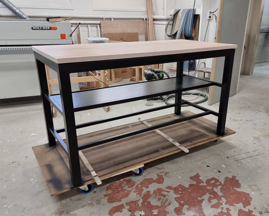 Ash & Steel Table
