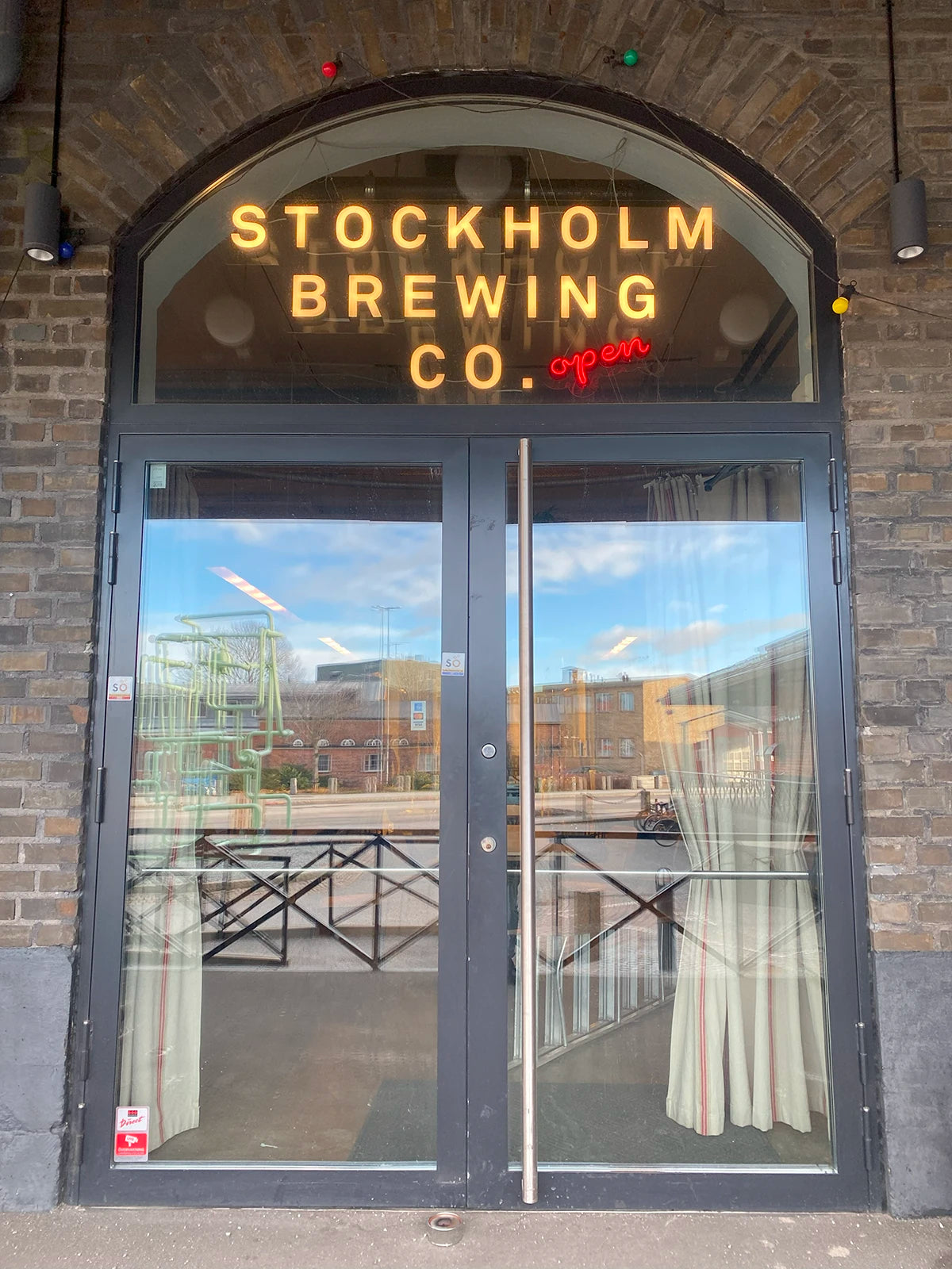 Stockholm Brewing LED-sign