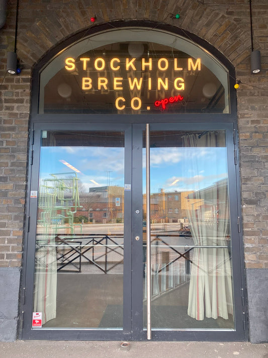 Stockholm Brewing LED-sign