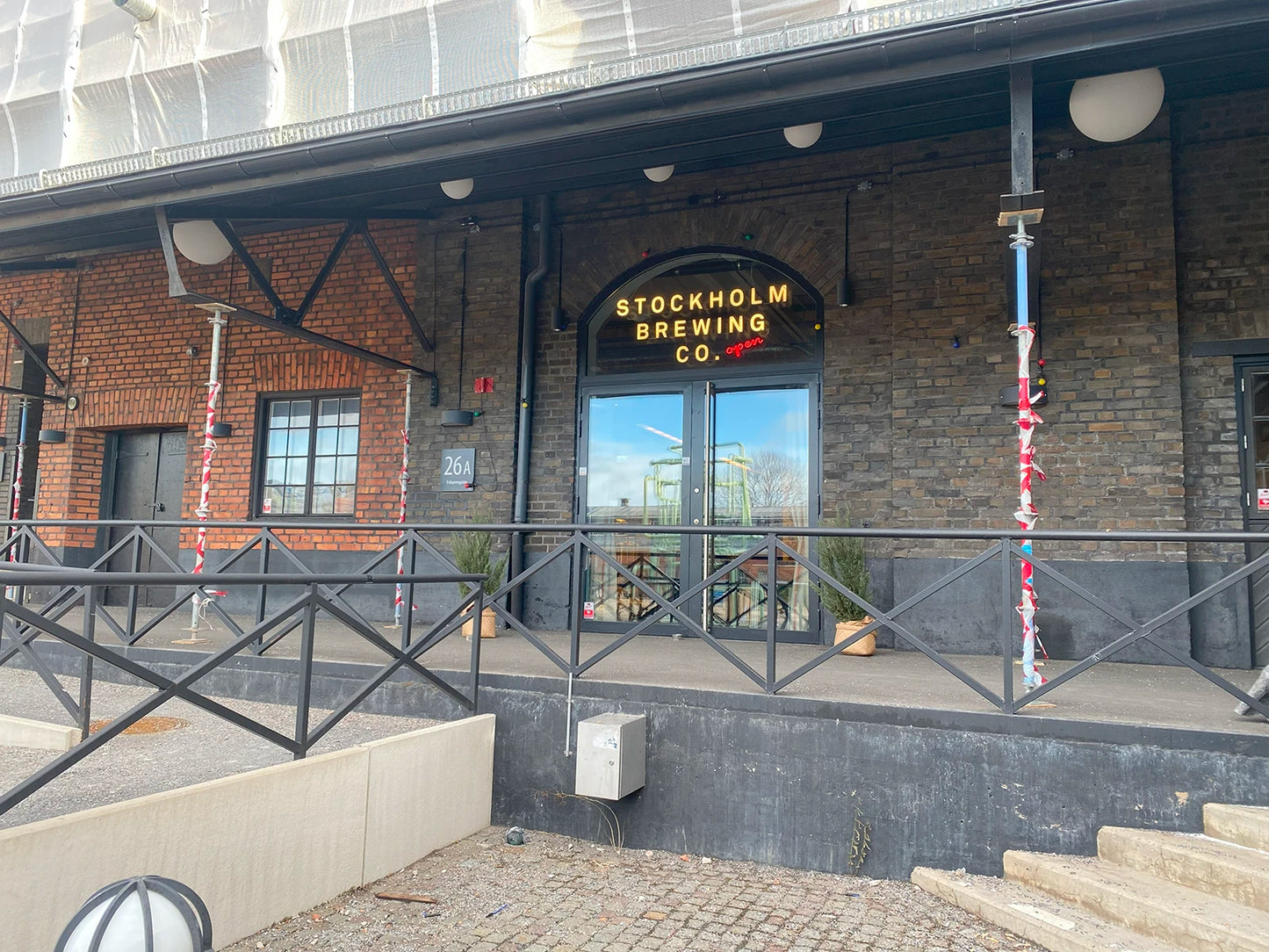 Stockholm Brewing LED-sign